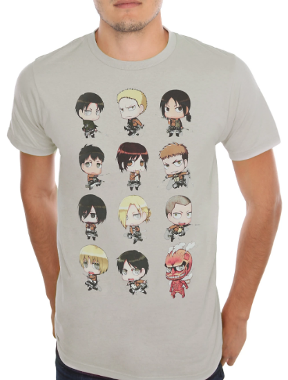 attack on titan chibi characters